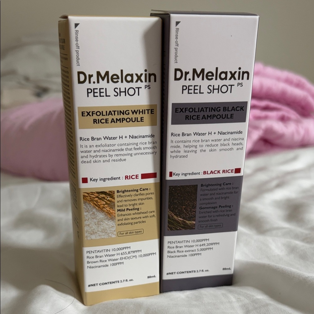 Dr. Melaxin Peel Shot Exfoliating Rice Ampoule Set